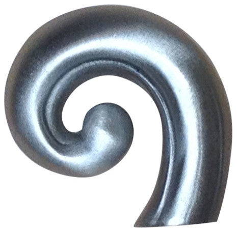 Spiral Arc Knob, Satin