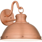Jameson 1-Light Outdoor Wall Mount, Aged Copper