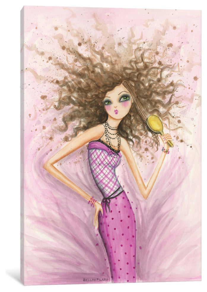 "Date Night Unruly" Canvas Art Print By Bella Pilar, 26x1.5x40