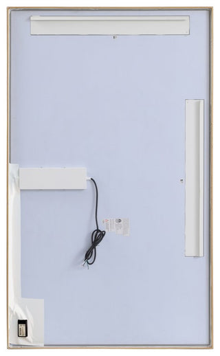 Modern Brass Led Mirror