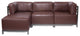 Avanti Axis 4-Piece Sectional, Pecan