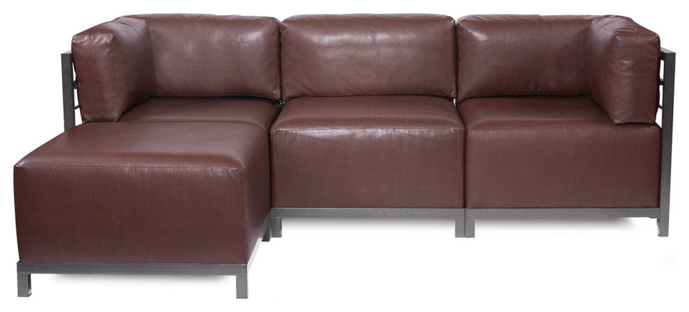 Avanti Axis 4-Piece Sectional, Pecan