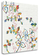 "Rainbow VInes With Berries" By Kathy Ferguson, Giclee on Gallery Wrap Canvas