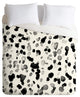 Amy Sia Animal Spot Gray Duvet Cover, 88"x104"