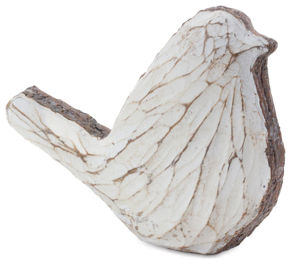 Carved Bird Figurine, Set of 4