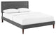 Ruthie Queen Platform Bed with Squared Tapered Legs
