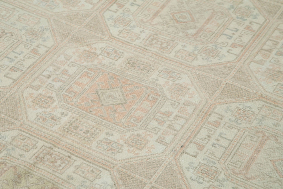 Rug N Carpet - Hand-knotted Turkish 6' 6'' x 9' 5'' Vintage Area Rug