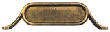 Contemporary Top Mount Address Plaque, Copper