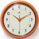 Infinity Instruments Retro Kitchen Vintage 50s Wall Clock, Orange