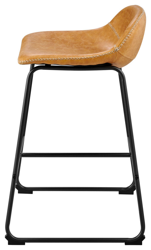 Leighton PU Counter Stool,, Set of 2