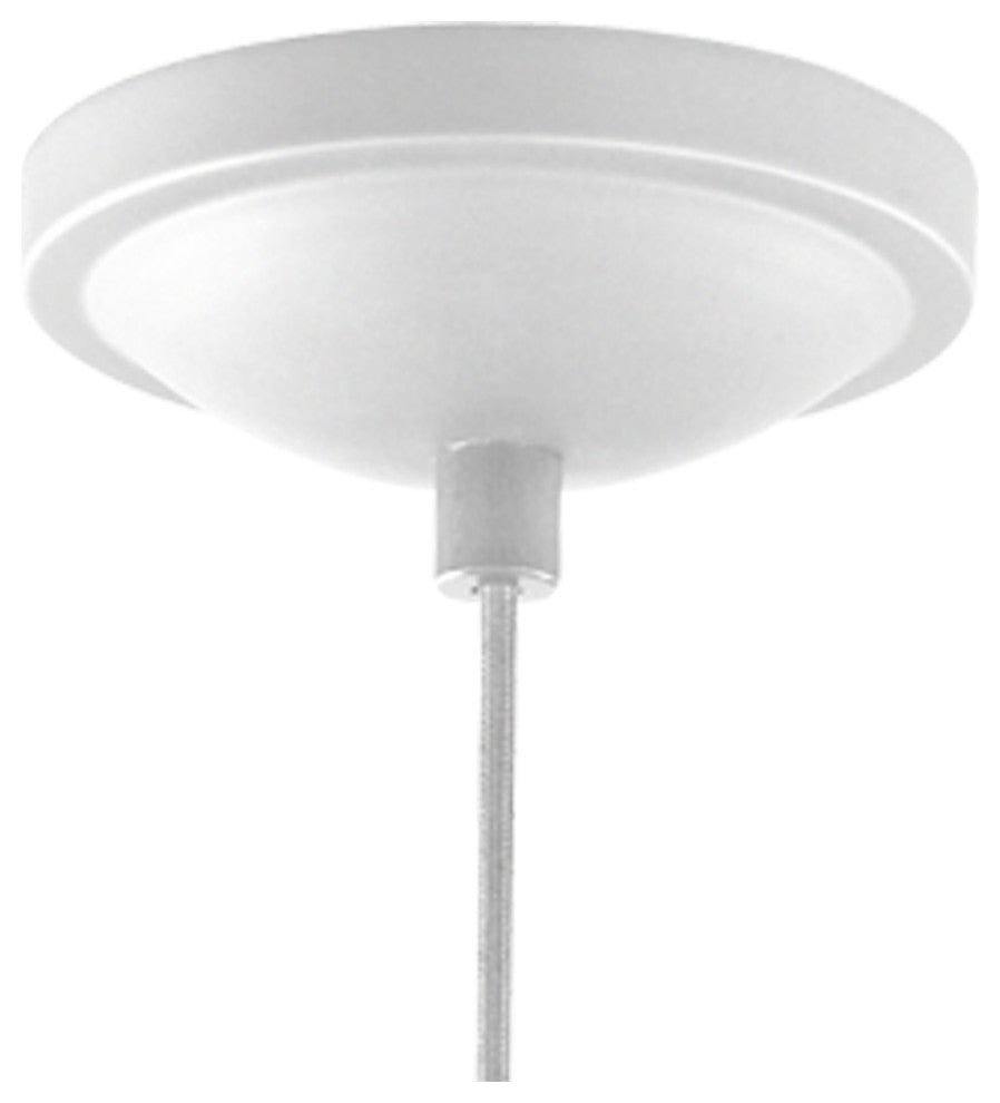 Generation Lighting 1-Light LED Pendant, Flat White