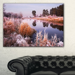 "Fairy Autumn Dawn Panorama" Landscape Print Wall Artwork, 40"x20"
