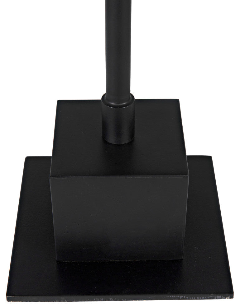 Mond Table Lamp, Black Steel