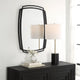 Contemporary Industrial 32" Satin Mirror