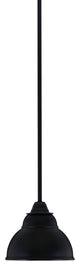 Paramount Mini Pendant, Matte Black, 7" Matte Black Metal Shade