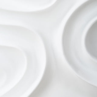 Uttermost Snowdrift Scultped White Wall Decor, Set of 4