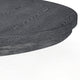 Judith Rustic Wood Expandable Oval Dining Table, Grey