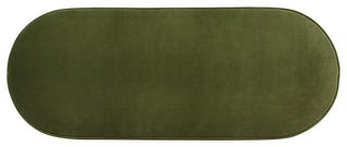 Chloe Modern Glam Storage Bench, Olive Green Performance Velvet