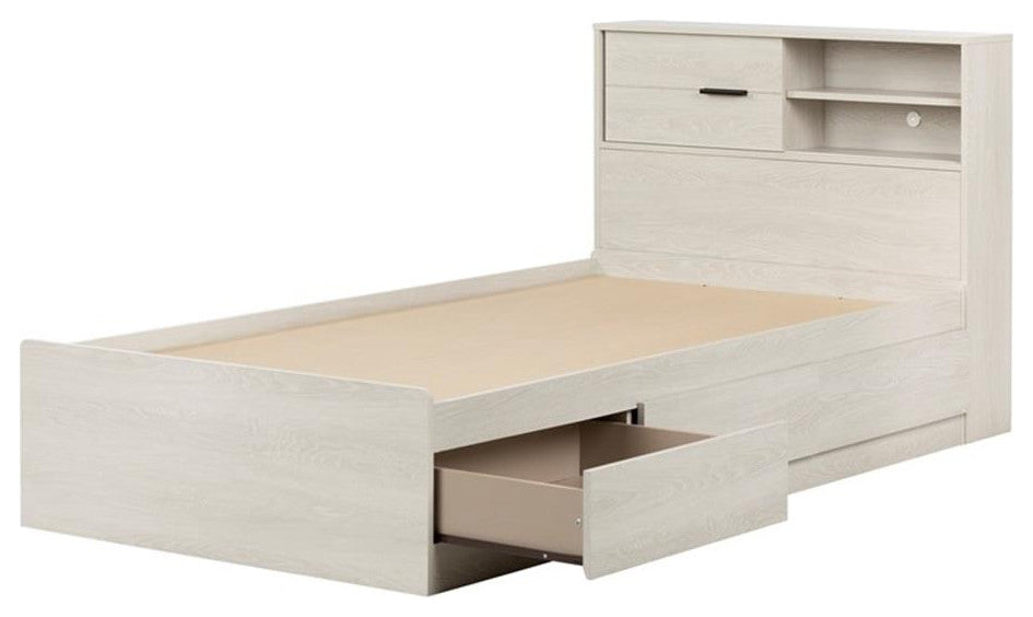 Storage Bed and Bookcase Headboard Set Fynn - Thumbnail 4