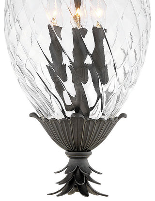 Hinkley Lighting 2122 Plantation 4 Light 13"W Outdoor Pendant - Museum Black