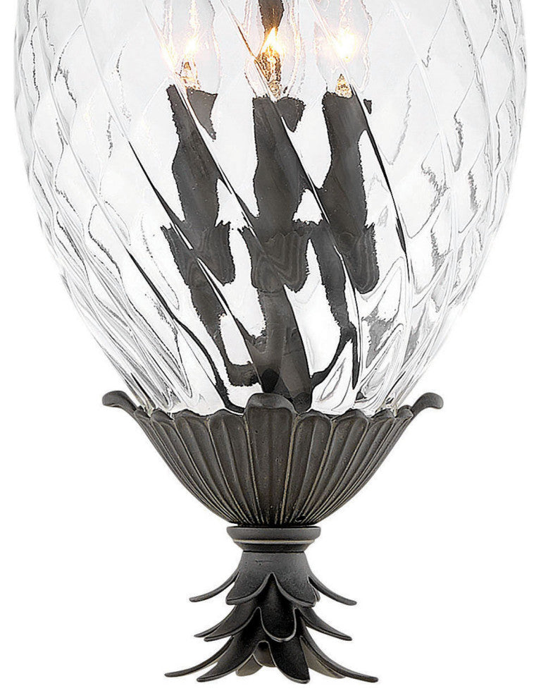 Hinkley Lighting 2122 Plantation 4 Light 13"W Outdoor Pendant - Museum Black