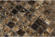 1 X 1 Emperador Dark Marble Polished Mosaic Tile
