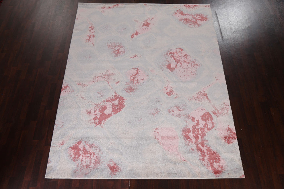 Turkish Abstract Oriental Transitional Rug Contemporary Carpet 8x10