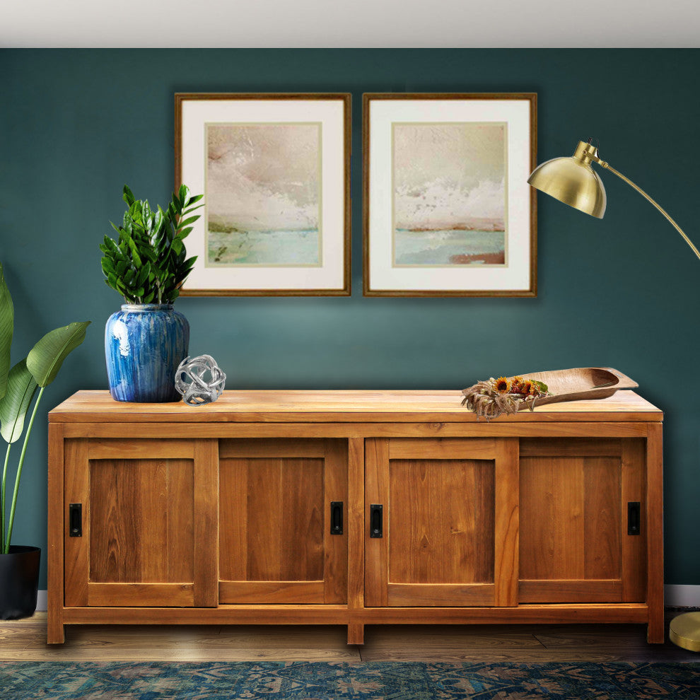 Teak Wood Venice Media Center