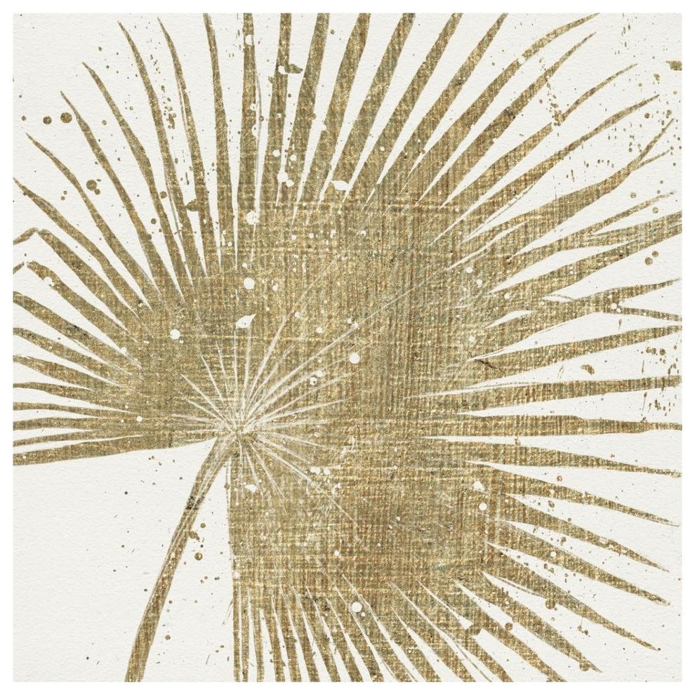 "Gold Leaves II" Digital Paper Print by Wellington Studio, 38"x38"