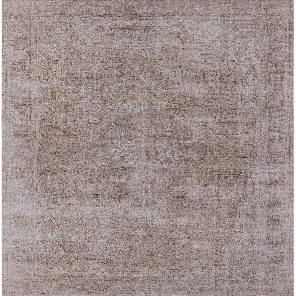 Ahgly Company Indoor Square Mid-Century Modern Area Rugs, 3' Square