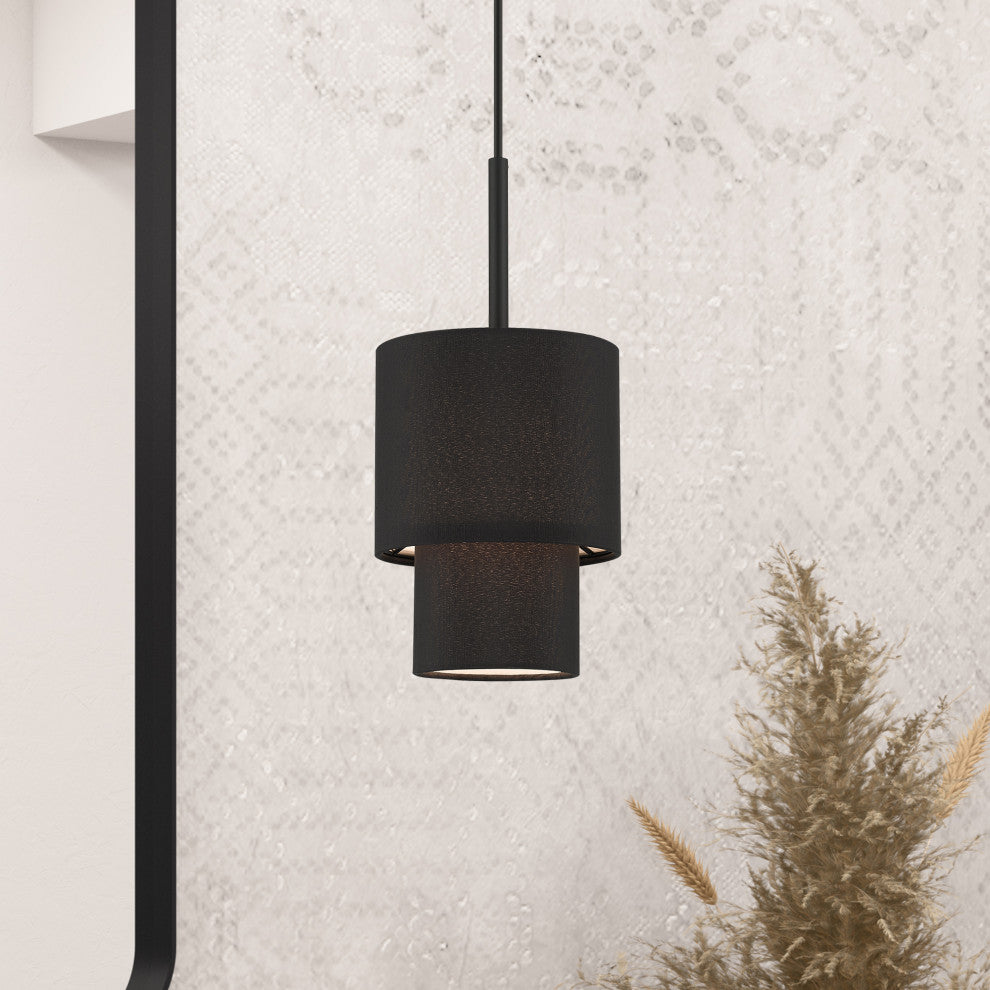 Bainbridge 1-Light Black Mini Pendant
