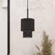 Bainbridge 1-Light Black Mini Pendant