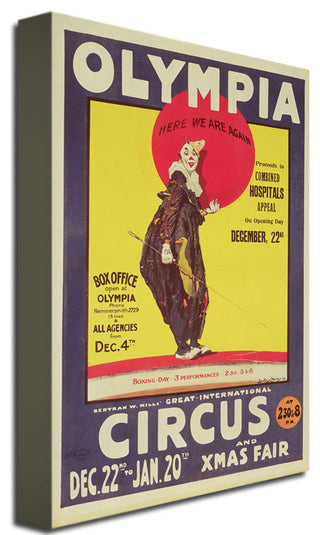 'Bertram Mills Circus, 1922' Canvas Art by Dudley Hardy