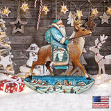Reindeer Santa Free Standing  Garden Decor