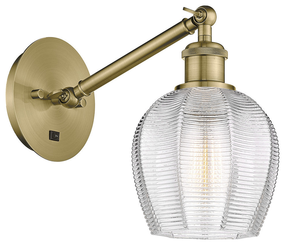 Innovations 317-1W-AB-G462-6-LED 1-Light Sconce, Antique Brass