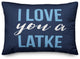 Love you a Latke 14"x20" Throw Pillow