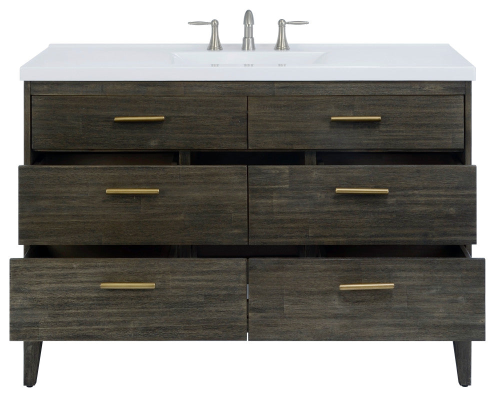 Tyler Series - 48" 4 Drawer Vanity