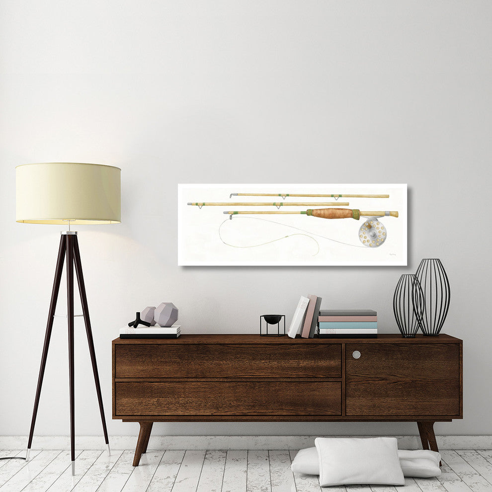 "Gone Fishin XIII" Digital Paper Print by Elyse DeNeige, 56"x20"
