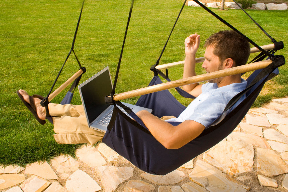 Hammaka Hammocks Cradle Hanging Air Chair, Midnight Blue