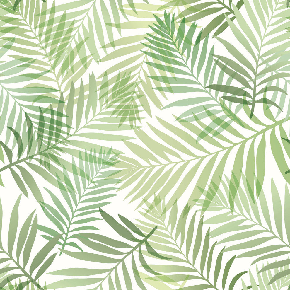 Green Tropical Vibe Peel & Stick Wallpaper