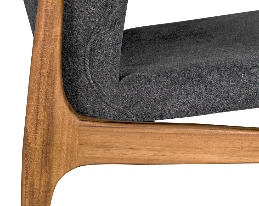 Vittorio Chair With Grey Fabric