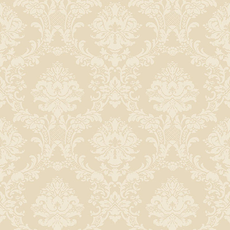 Sample, Damask Textured Wallpaper Featuring Ornament, Sb37908
