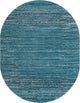 Unique Loom Oasis Calm Area Rug, Blue, 8'' 0 X 10'' 0 Oval