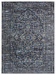 Monte Carlo Updated Traditional Navy, White Area Rug, 7'10"x10'3"