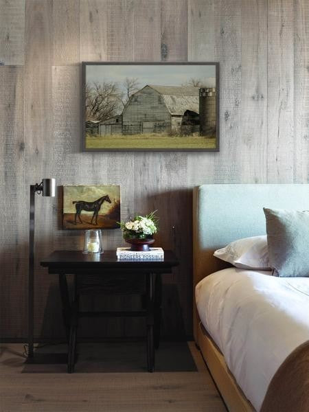 "Barn Profile" Framed Painting Print, 18"x12"
