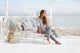 Josephine Outdoor Sun Lounger, Dove White