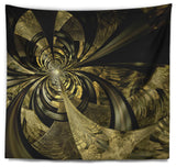 Colorful Fractal Flower Pattern Abstract Wall Tapestry, 92"x78"