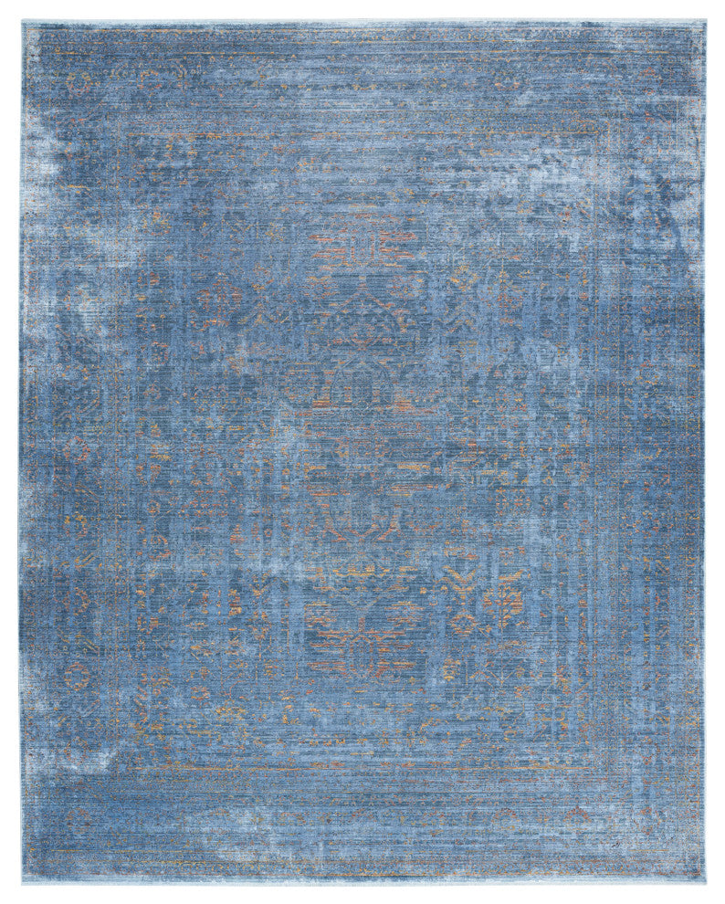 Nourison Luxurious 5'3" x 7'3" Blue Vintage Indoor Rug