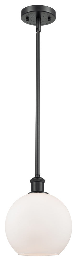 Innovations Lighting 516-1S-BK-G121-8 Athens 1 Light 8" Mini Pendant