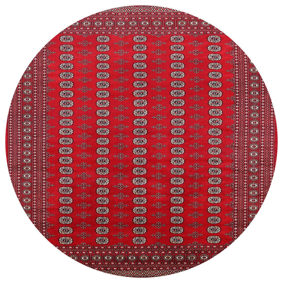 Ahgly Company Indoor Round Mid-Century Modern Area Rugs, 4' Round